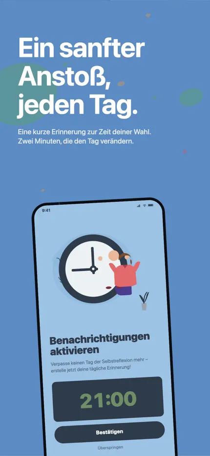 Die Serienansicht in MindHappy mit aktueller und längster Serie