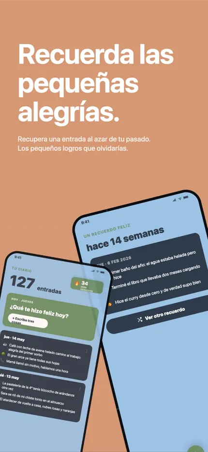 Un recuerdo de Este día en MindHappy, con una anotación de hace un año