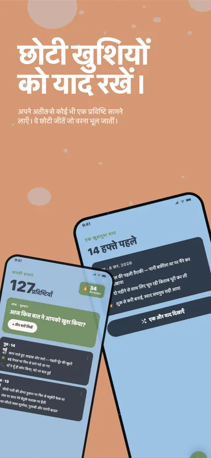MindHappy में «इसी दिन» की याद, एक साल पुरानी प्रविष्टि के साथ