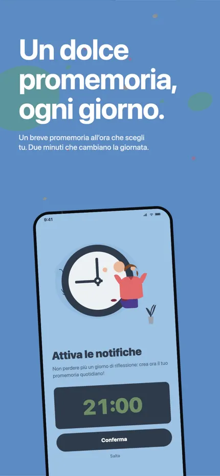 La vista della serie in MindHappy con serie attuale e più lunga