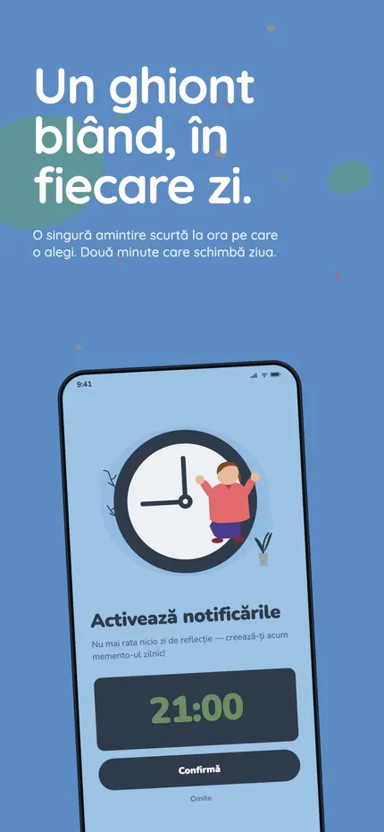 Vizualizarea seriei în MindHappy, cu seria curentă și cea mai lungă